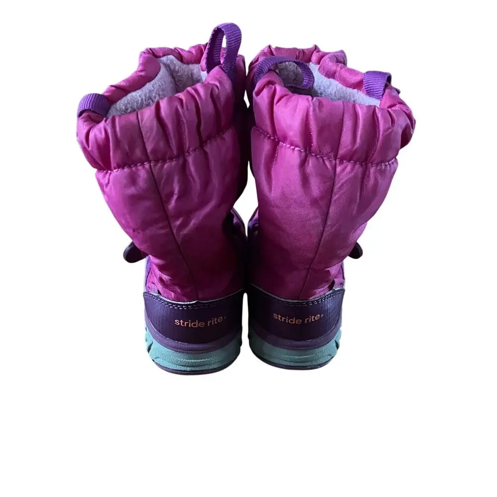 Stride Rite Made 2 Play Girls Sneaker Boots - Pink/Purple Size 5.5M Toddler